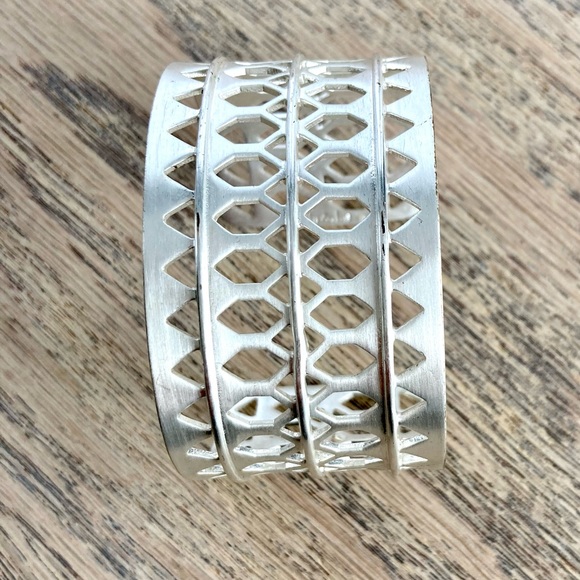 Stella & Dot Plait Cuff - Silver - Picture 5 of 6